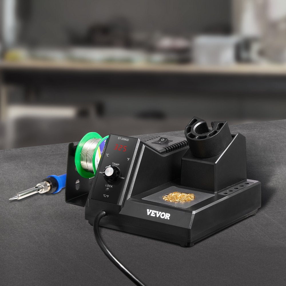 ST-2090D - 80W Digital Soldering Station with Temperature Control & 5 Tips