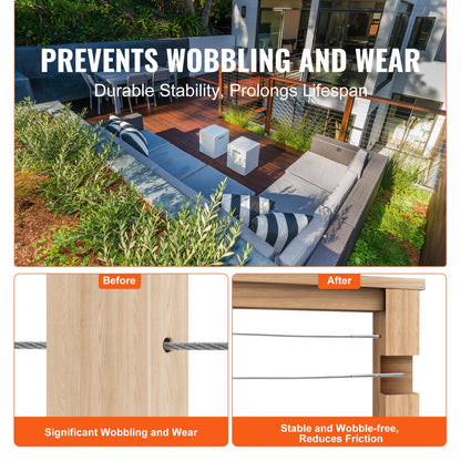 YXHF-8102-1/8"-122 - 1/8" Cable Railing Kit for Wood & Metal Posts