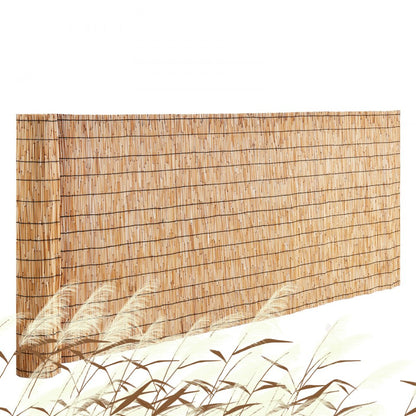 LLWL13333N - 13.3' x 3.3' Natural Reed Privacy Fence Screen