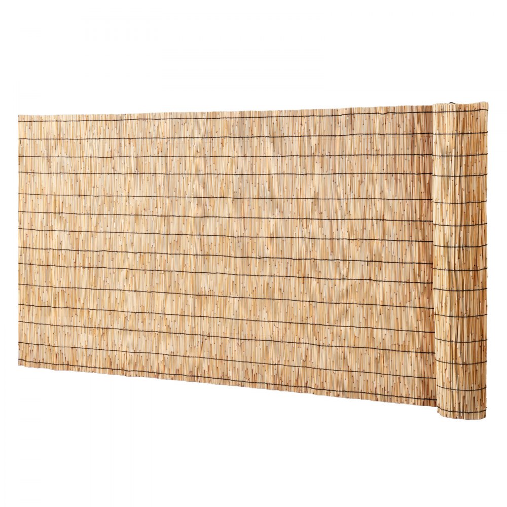 LLWL13333N - 13.3' x 3.3' Natural Reed Privacy Fence Screen