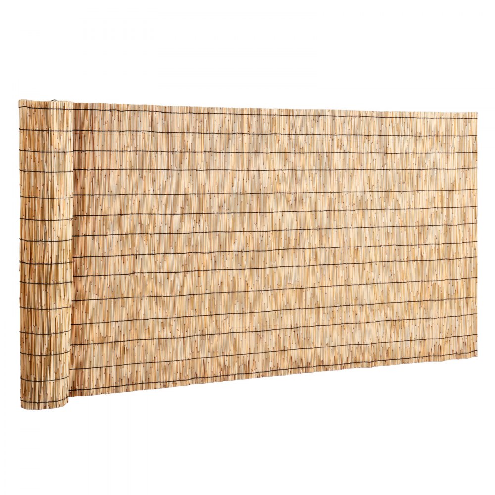 LLWL13333N - 13.3' x 3.3' Natural Reed Privacy Fence Screen