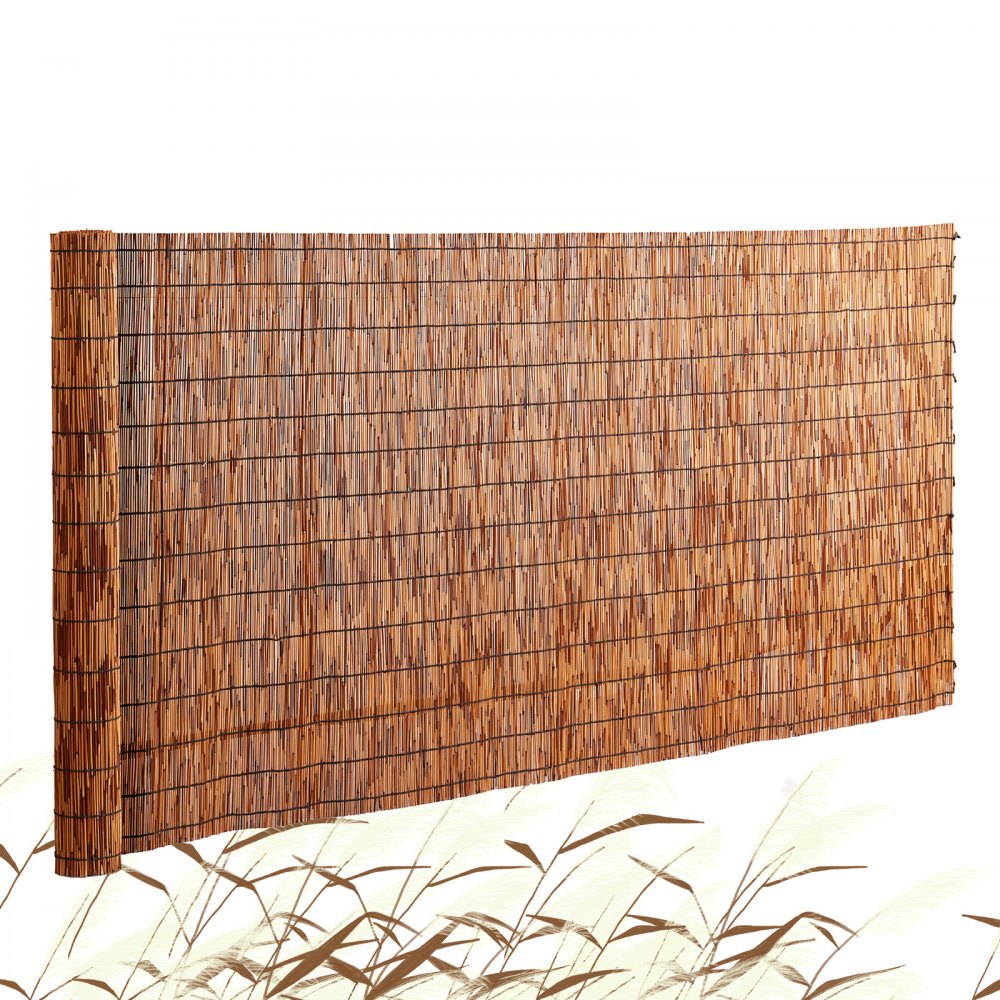 LLWL13333B - 13.3' Reed Privacy Fence, Easy Installation & Customizable Fit