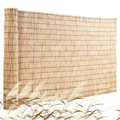 LLWL16455N - 16.4' x 5.5' Natural Reed Privacy Fencing Screen