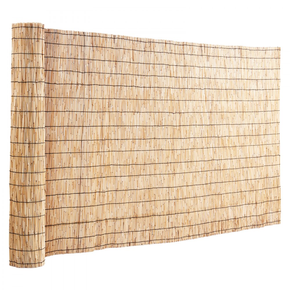 LLWL16455N - 16.4' x 5.5' Natural Reed Privacy Fencing Screen