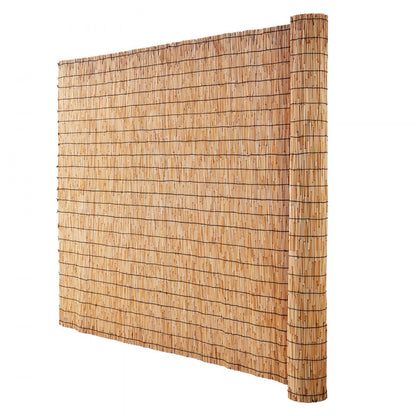 LLWL16440N - Durable 16.4' Natural Reed Privacy Fence, Easy Installation