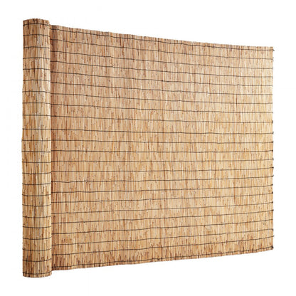LLWL16440N - Durable 16.4' Natural Reed Privacy Fence, Easy Installation