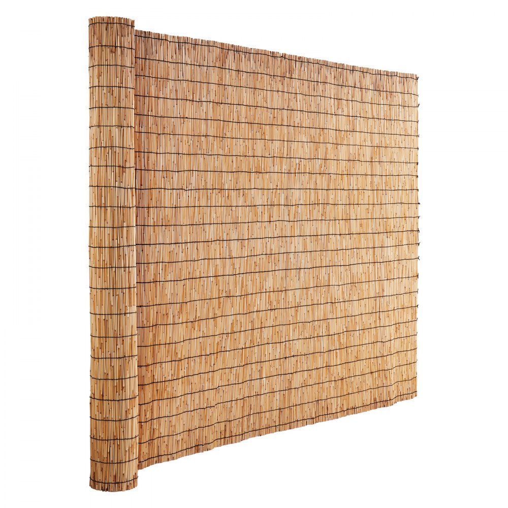LLWL16440N - Durable 16.4' Natural Reed Privacy Fence, Easy Installation