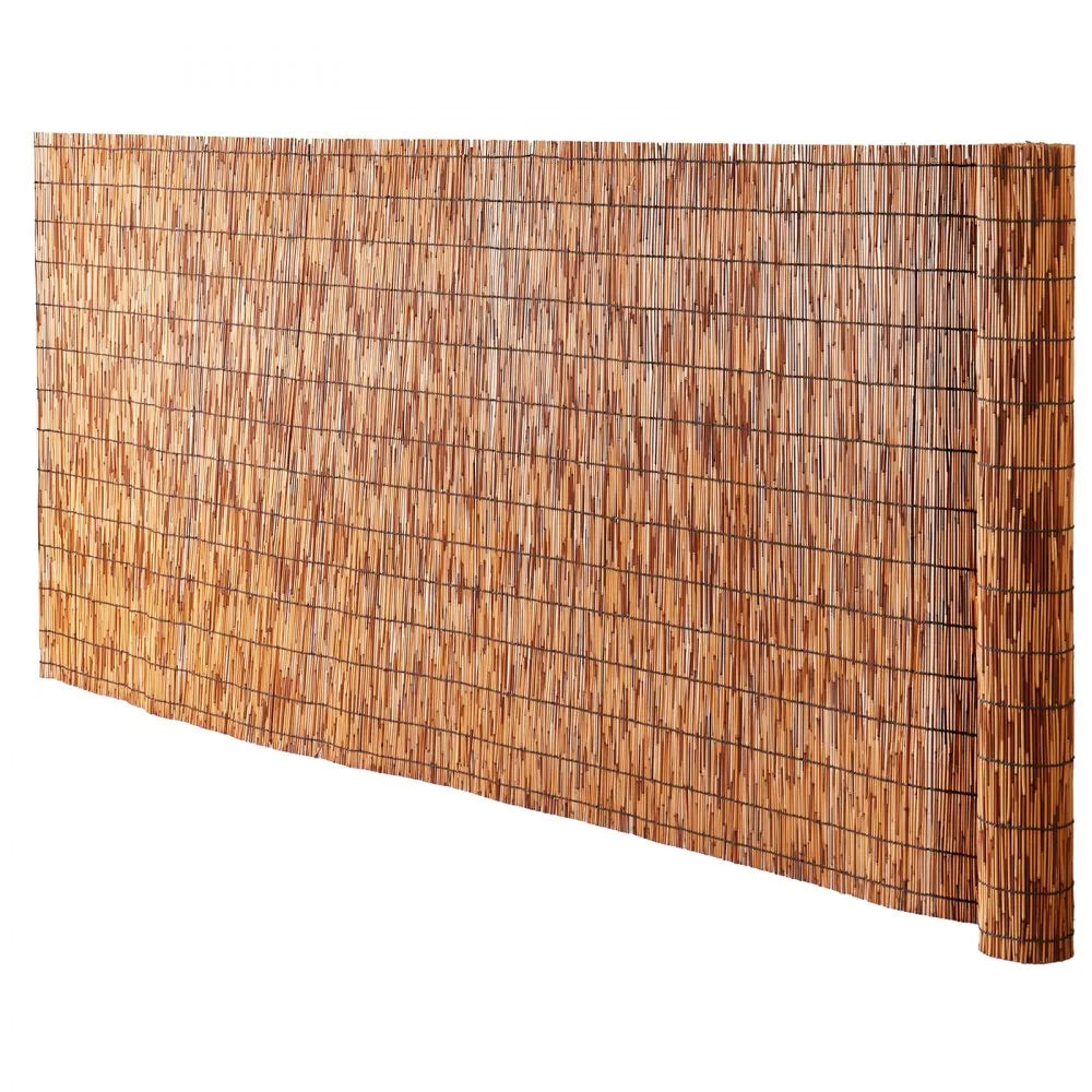 LLWL16455B - 16.4' Natural Reed Privacy Fence, Easy Install, Trim to Fit