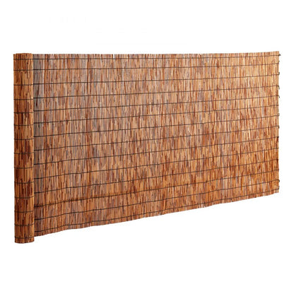 LLWL16455B - 16.4' Natural Reed Privacy Fence, Easy Install, Trim to Fit