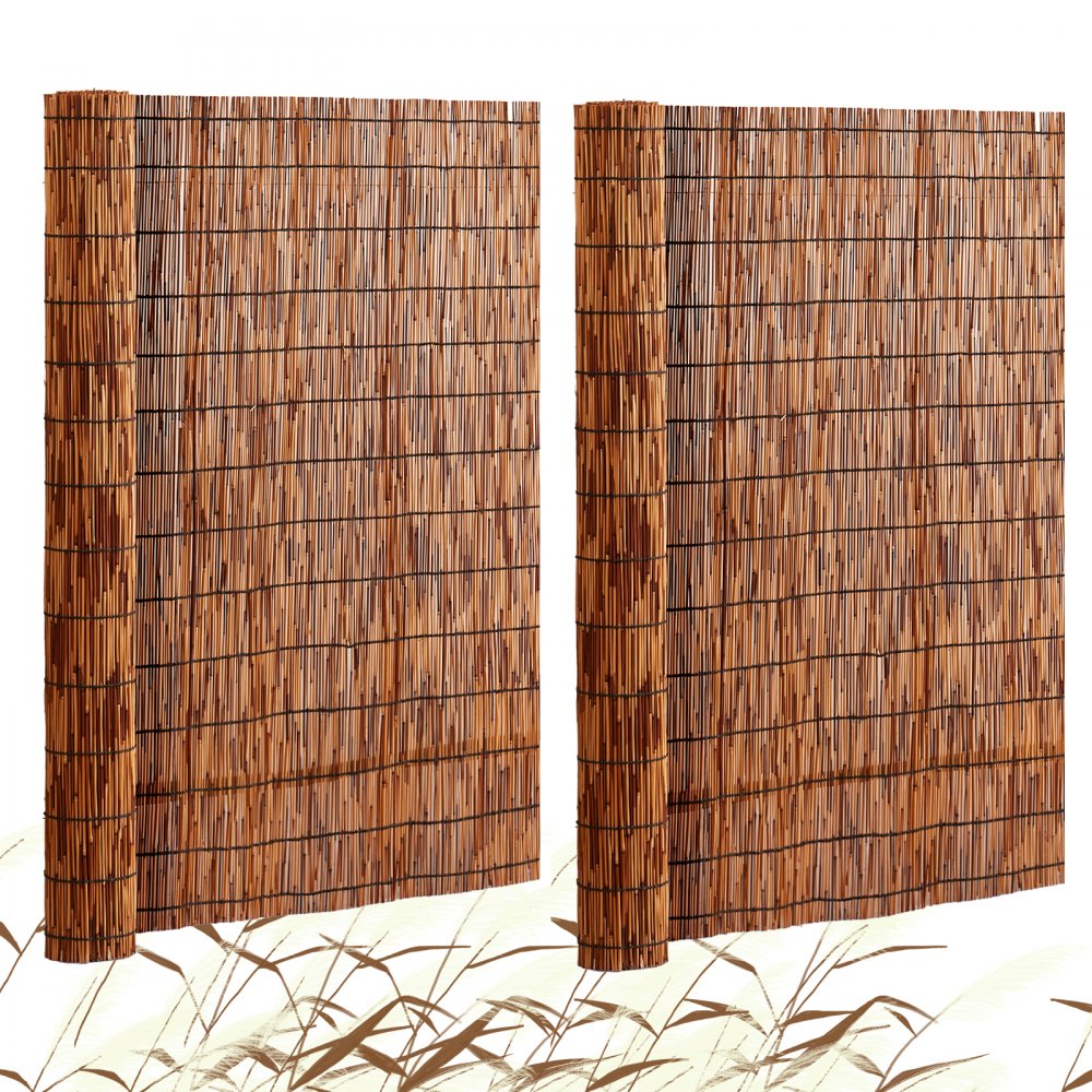 LLWL16440B2 - 16.4' Waterproof Natural Reed Fencing for Privacy and Décor