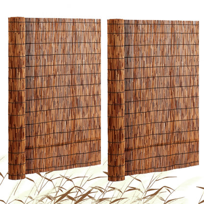 LLWL16440B2 - 16.4' Waterproof Natural Reed Fencing for Privacy and Décor