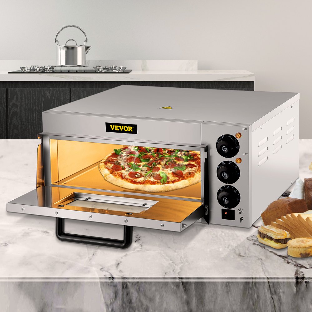 ZH-1M - 14-Inch Countertop Pizza Oven with Adjustable Heat Control