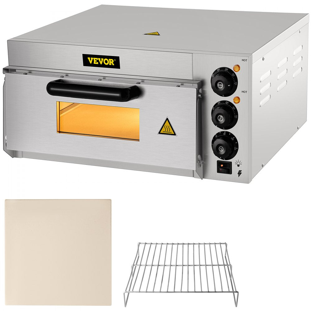 ZH-1M - 14-Inch Countertop Pizza Oven with Adjustable Heat Control