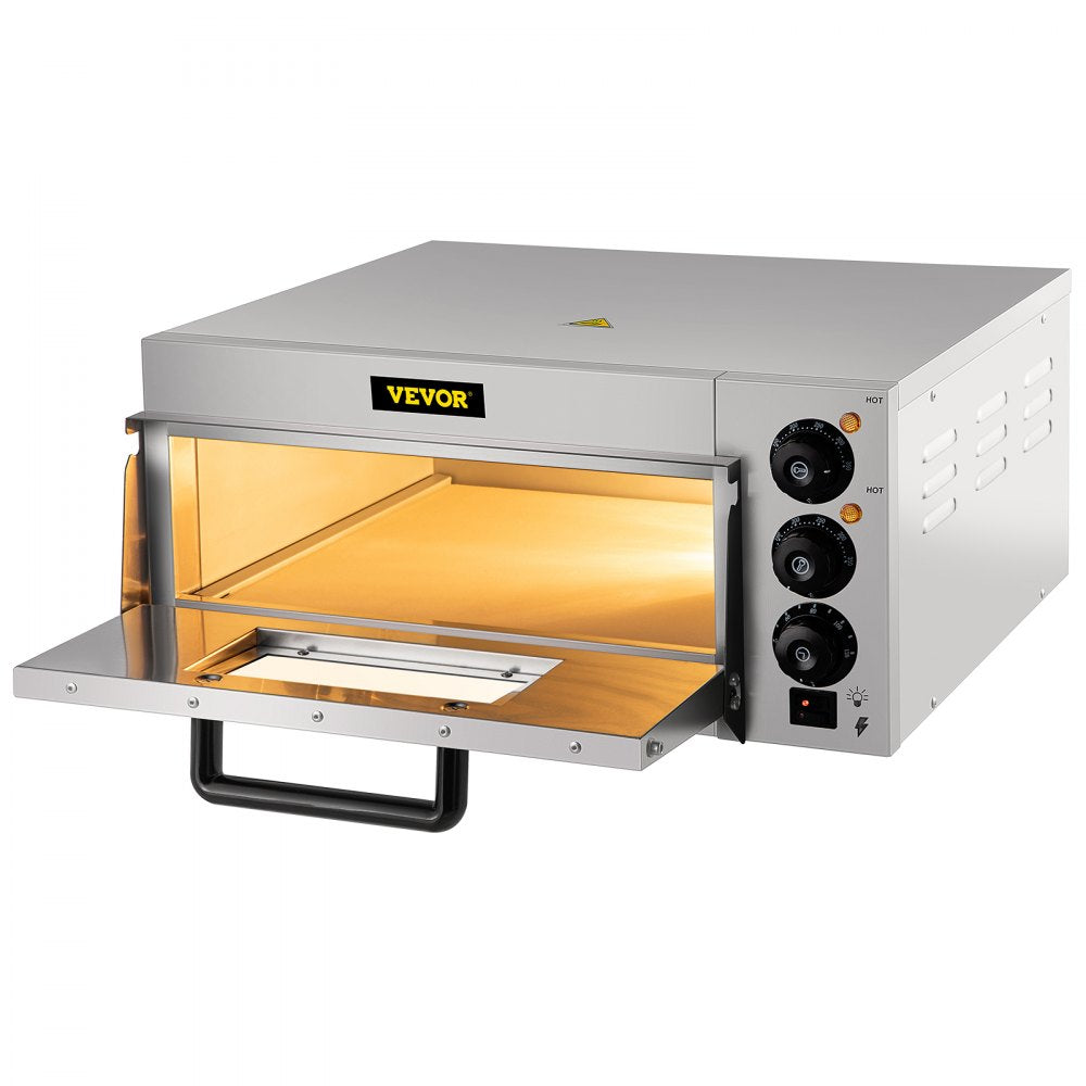 ZH-1M - 14-Inch Countertop Pizza Oven with Adjustable Heat Control