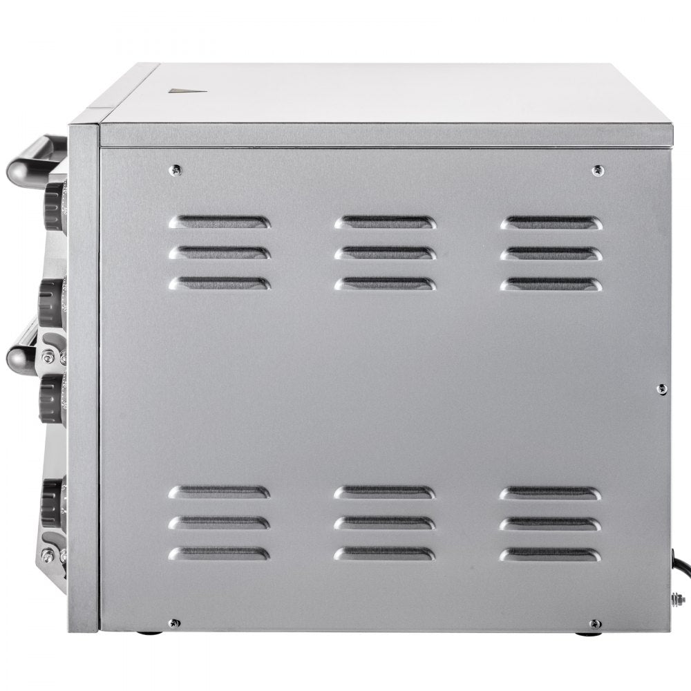ZH-3M - 14" Stainless Steel Pizza Oven, 1950W Double Deck Electric