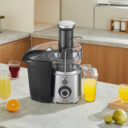 JE2105 - 1000W Centrifugal Juicer with 3" Feed Chute, BPA-Free