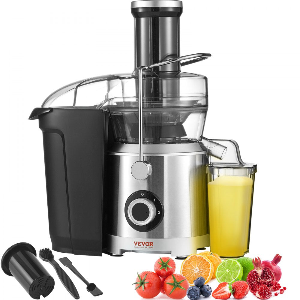 JE2105 - 1000W Centrifugal Juicer with 3" Feed Chute, BPA-Free