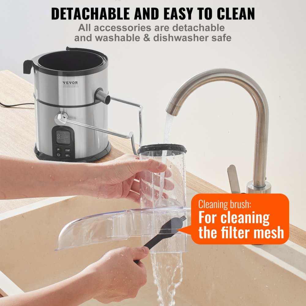 JB-70D - 850W Centrifugal Juicer with 5 Speeds & Easy Clean Design