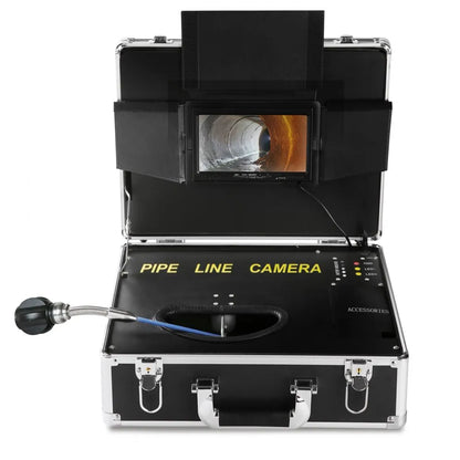 010636710263 - 7" LCD Sewer Camera with 12 LEDs for Drain Inspections