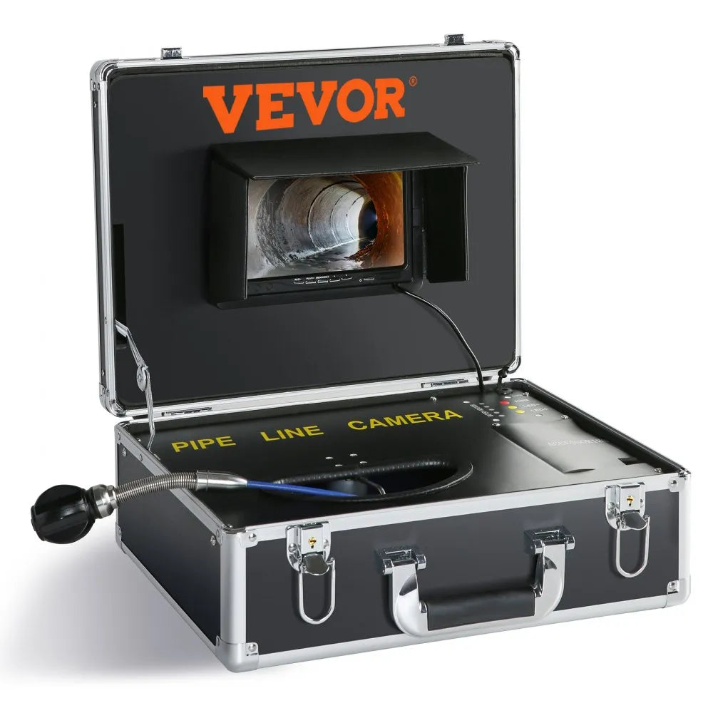 010636710263 - 7" LCD Sewer Camera with 12 LEDs for Drain Inspections