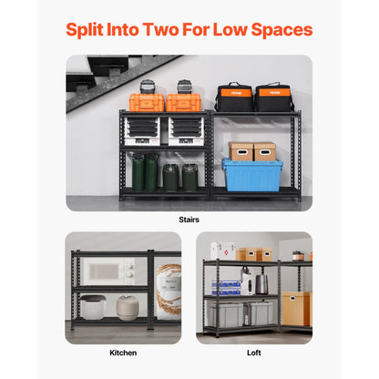 6361QQUOV0 - Adjustable 5-Tier Heavy Duty Garage Shelving Unit