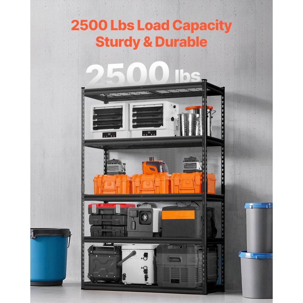 848E5KW7V0 - Adjustable 5-Tier Heavy-Duty Garage Shelves for Versatile Storage