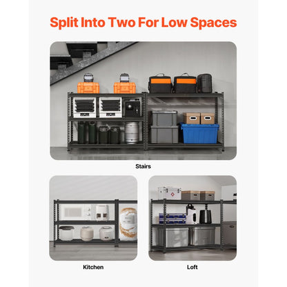 848E5KW7V0 - Adjustable 5-Tier Heavy-Duty Garage Shelves for Versatile Storage