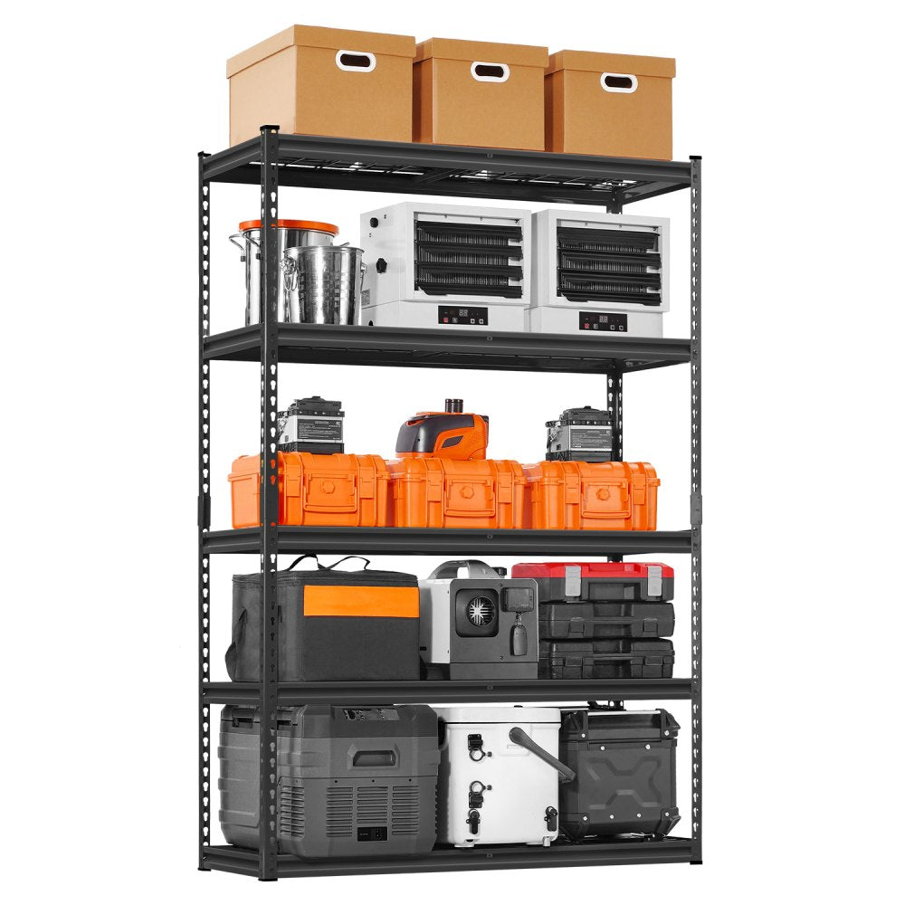 848E5KW7V0 - Adjustable 5-Tier Heavy-Duty Garage Shelves for Versatile Storage