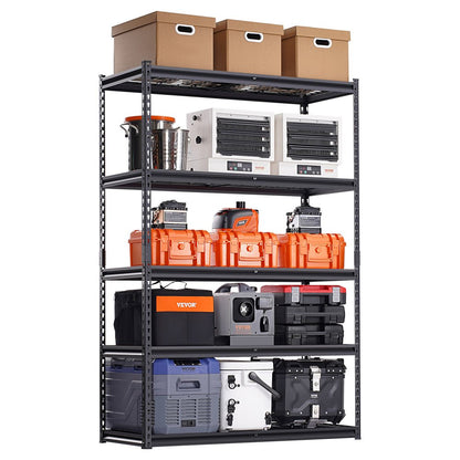 048EEK17V0 - Adjustable 5-Tier Garage Shelving Unit for Flexible Storage