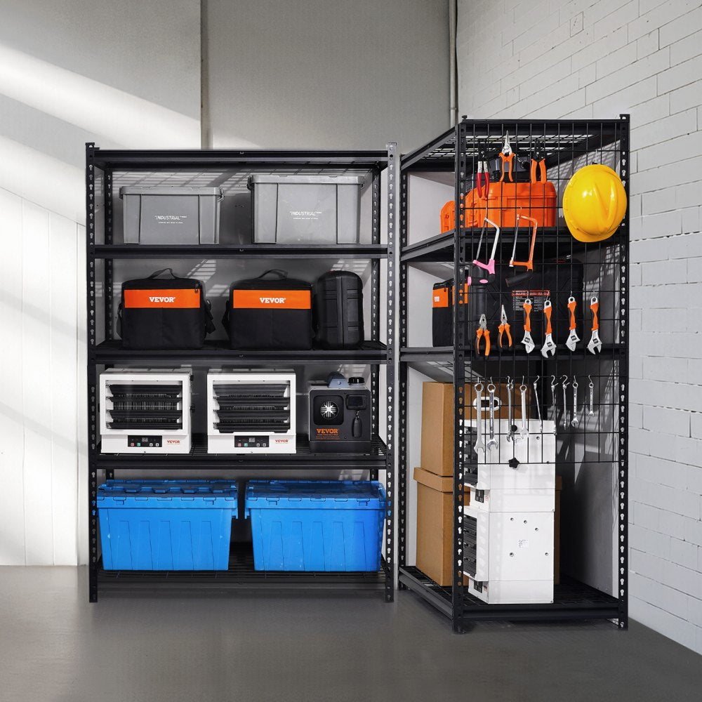 448JA98TV0 - Adjustable 5-Tier Garage Shelf with Heavy-Duty Design