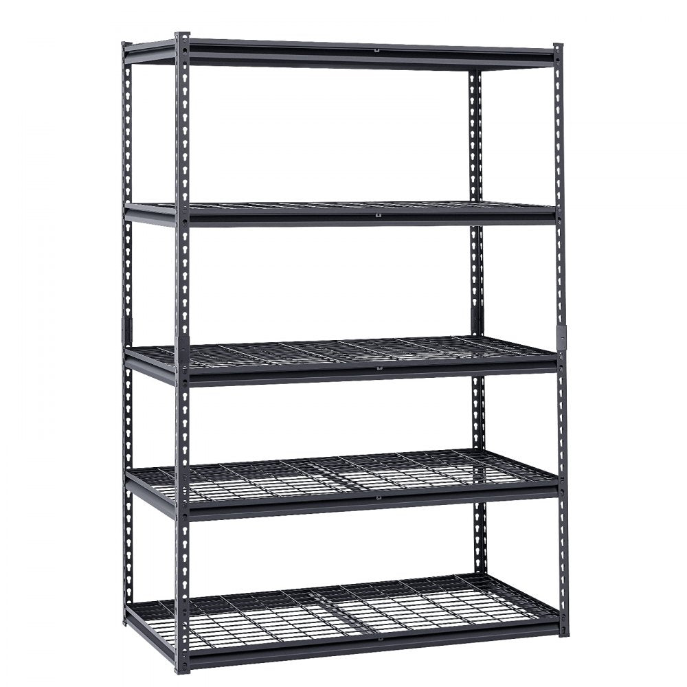 448JA98TV0 - Adjustable 5-Tier Garage Shelf with Heavy-Duty Design