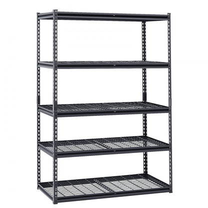 448JA98TV0 - Adjustable 5-Tier Garage Shelf with Heavy-Duty Design