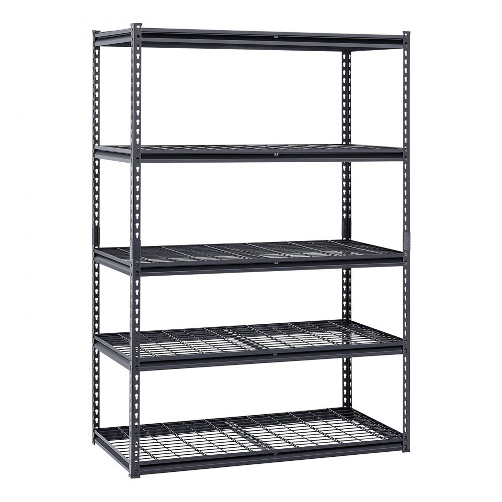 448JA98TV0 - Adjustable 5-Tier Garage Shelf with Heavy-Duty Design