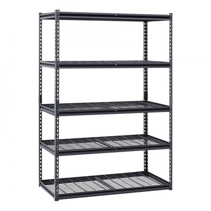 448JA98TV0 - Adjustable 5-Tier Garage Shelf with Heavy-Duty Design