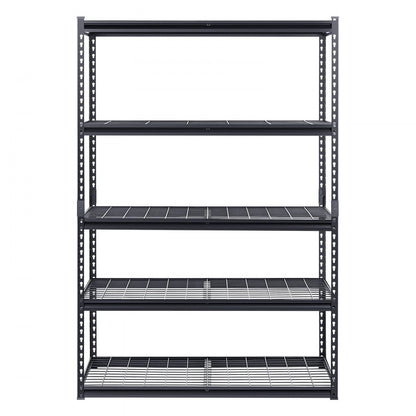 448JA98TV0 - Adjustable 5-Tier Garage Shelf with Heavy-Duty Design