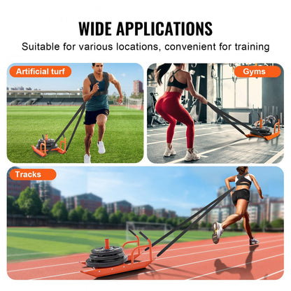 SHK-001 - Versatile Weight Pull Sled for Enhanced Athletic Performance