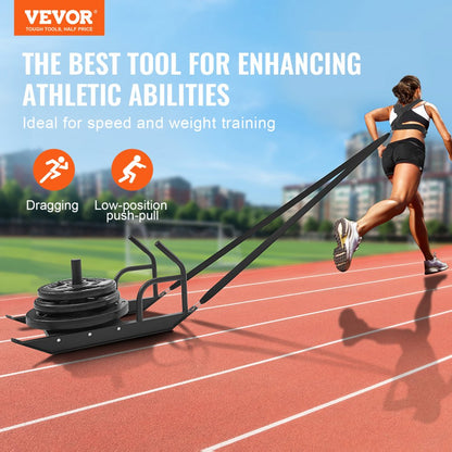 SHK-002 - Heavy-Duty 500 lb Pull Sled for Strength Training