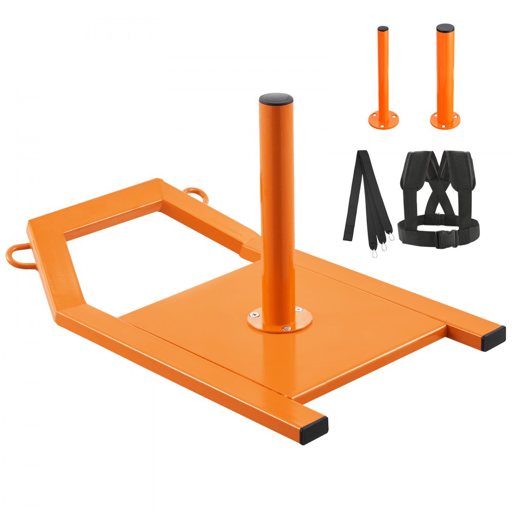 YFCM-85 - 400 lbs Weight Sled with Durable Straps for Ultimate Training