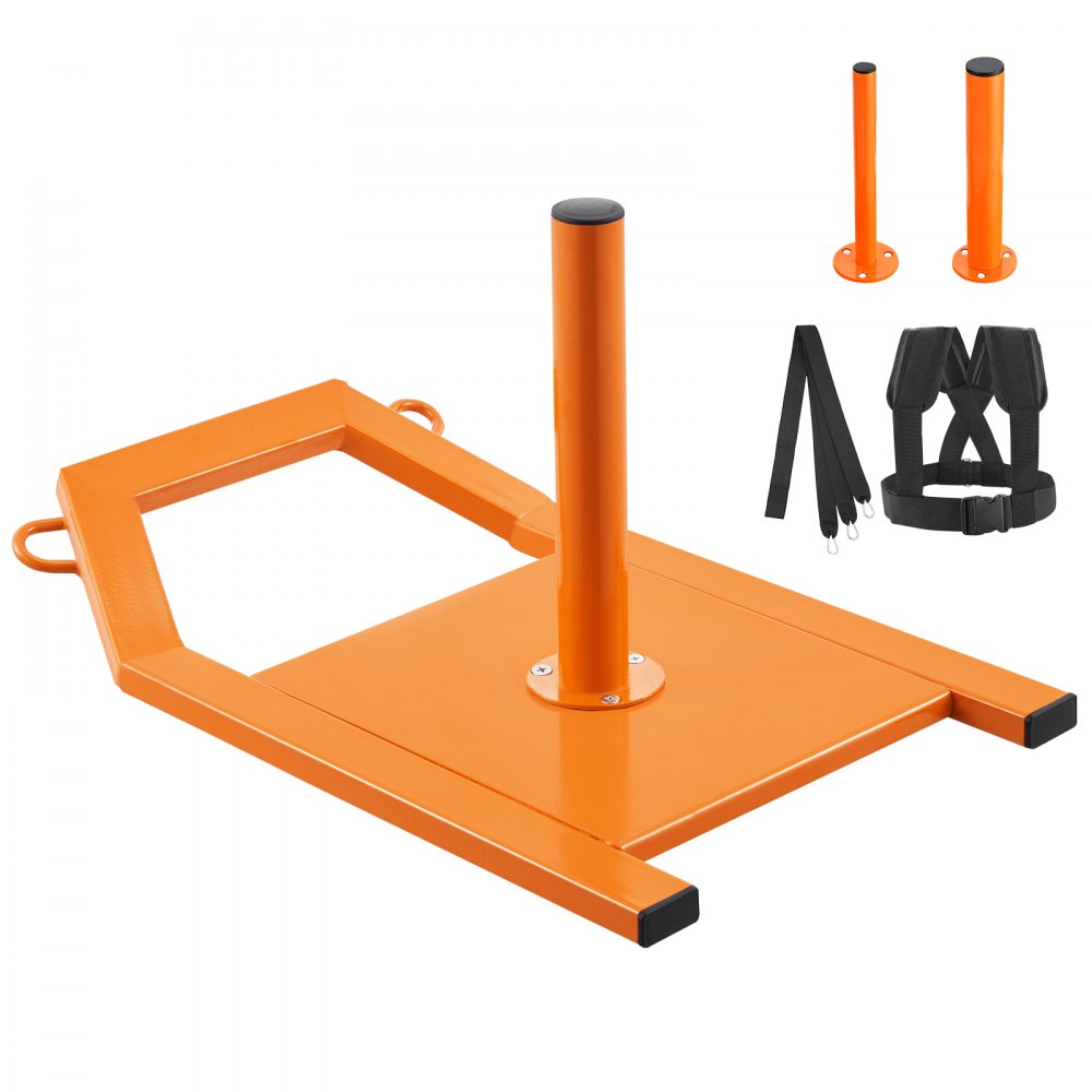 YFCM-85 - 400 lbs Weight Sled with Durable Straps for Ultimate Training