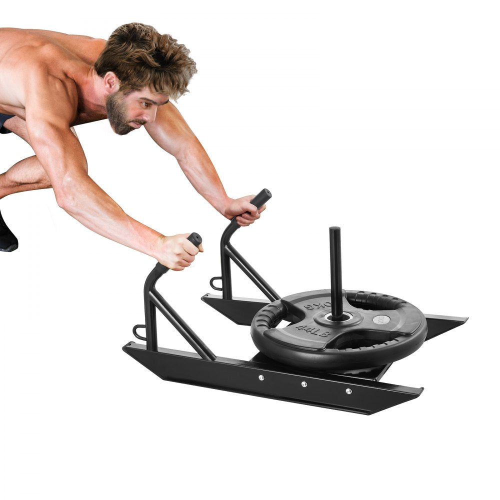 YFCM-84-B - 27.2" Steel Weight Sled for Strength Training, 500 lbs Capacity