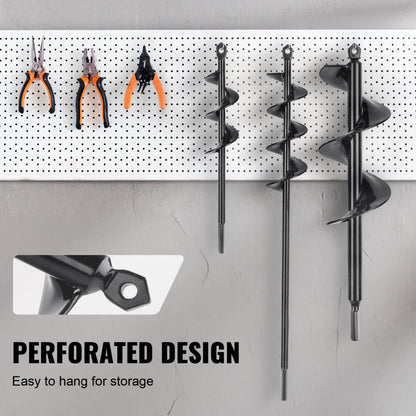 A8DS4-22BK + A8DS5-37BK + A9DS7-30BK - VEVOR Garden Auger Drill Bits Set of 3