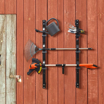 6604 - Heavy-Duty 3-Place Trimmer Rack with Secure Password Lock