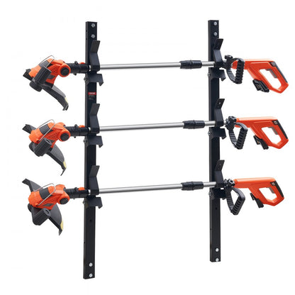 6604 - Heavy-Duty 3-Place Trimmer Rack with Secure Password Lock