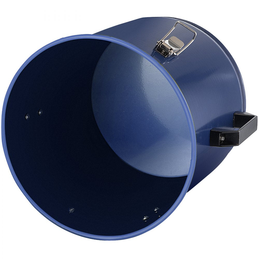 10 Gal Grease Bucket - Steel Oil Container with Filter Bag & Lock Clips