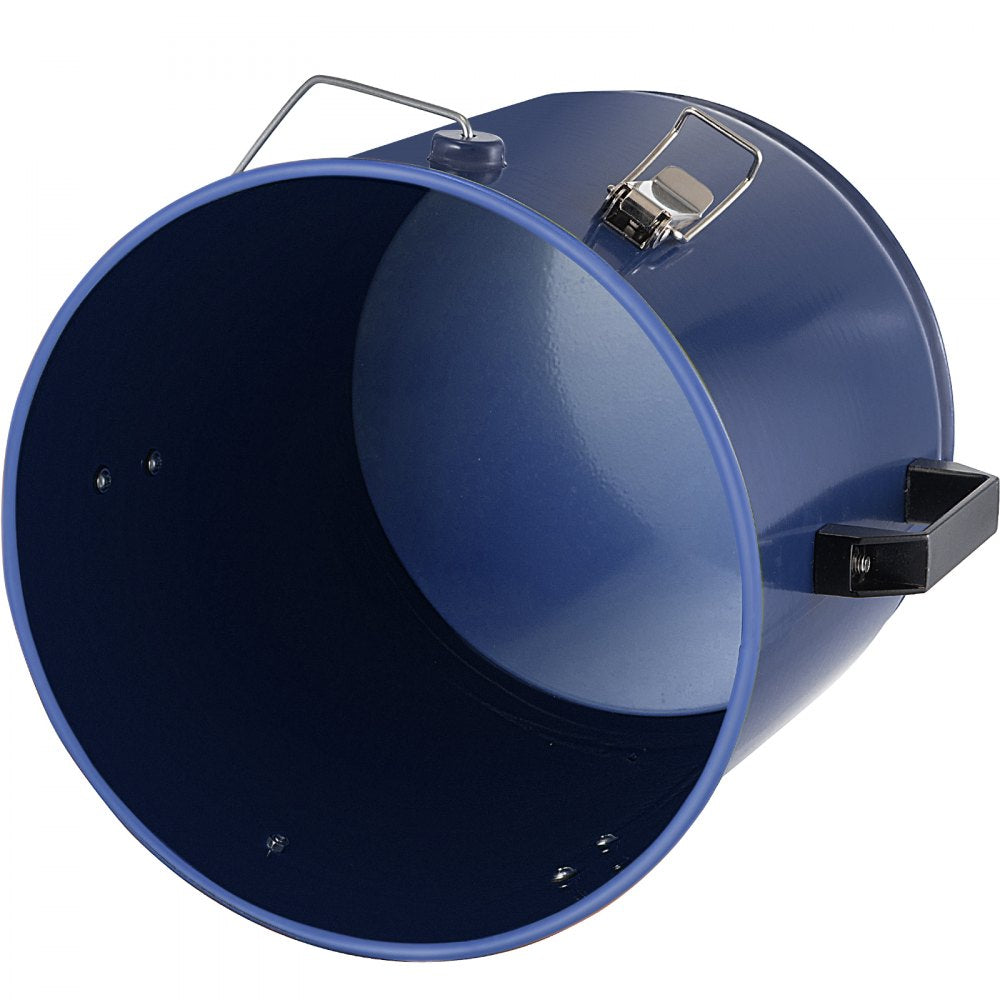 6 Gal Grease Bucket - Durable Steel Fryer Waste Container with Handles