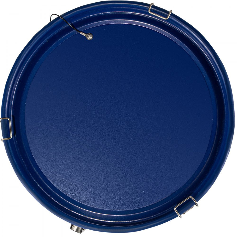 8 Gal Grease Bucket - Durable Steel Fryer Oil Caddy with Lid & Filters