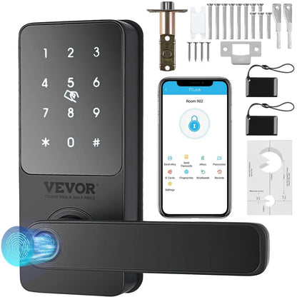 HMI-2005 - Keyless Smart Door Knob with Fingerprint Access