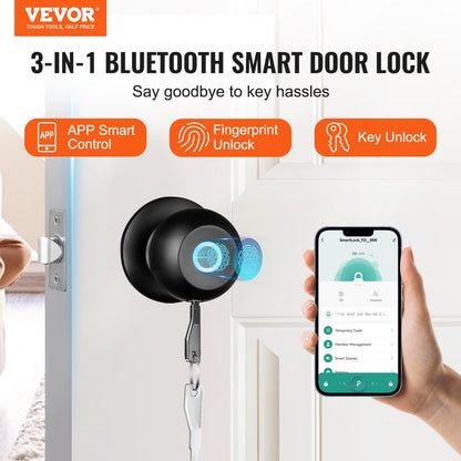 G100 - Biometric Bluetooth Door Lock for Secure Access