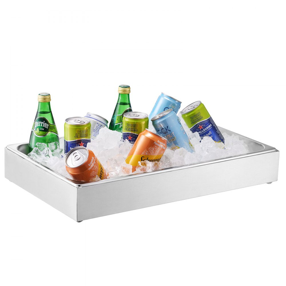 DT-C1129 - Elegant Stainless Steel Food Display Tray with Lid for All Occasions