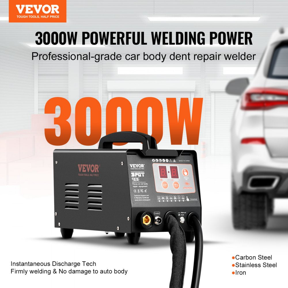 90E - VEVOR Dual Welding Spot Welder Kit for Effortless Dent Repair